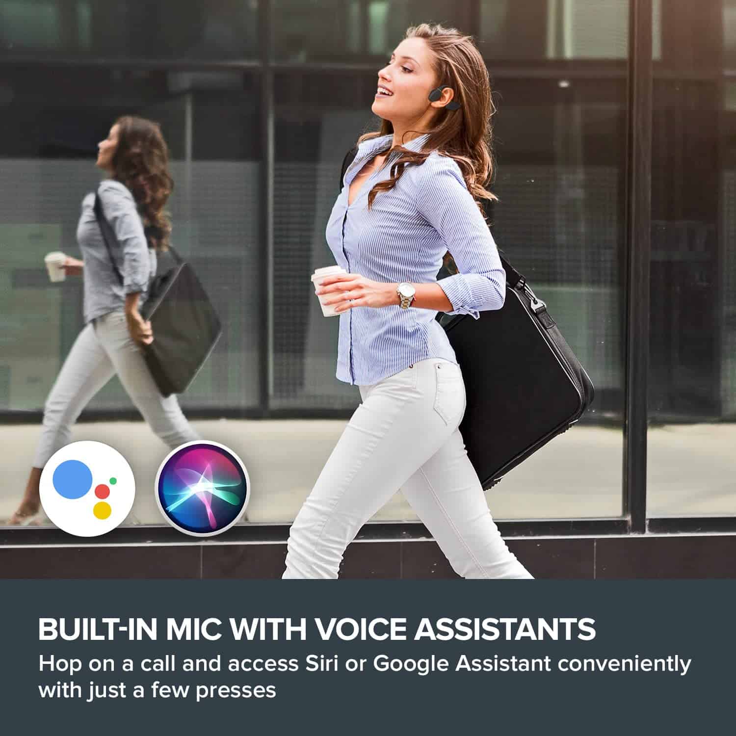 Audífonos Inalámbricos de Conducción Ósea -Gris Oscuro - Imagen 8