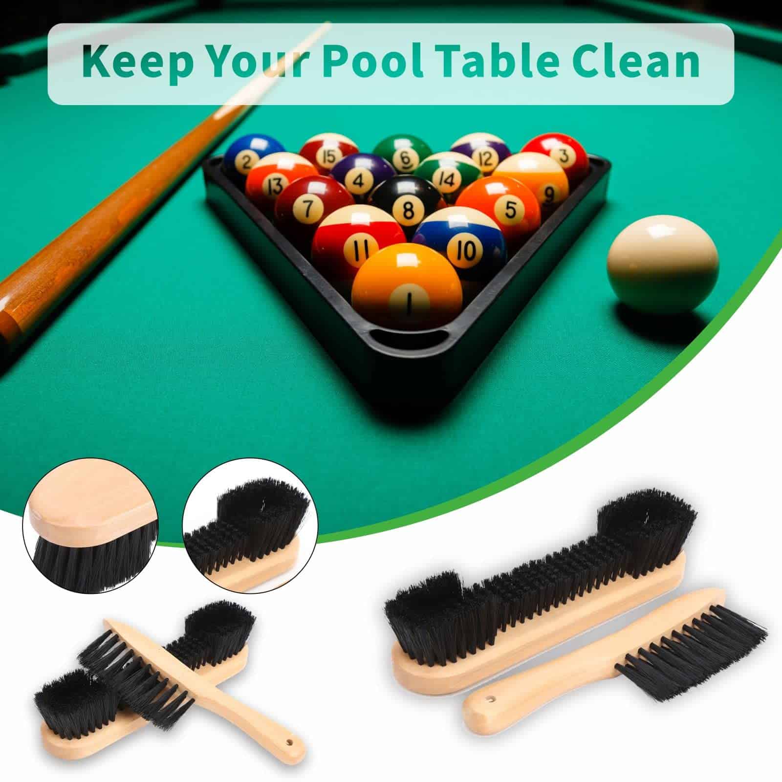 Juego de 7 Cepillos para Mesa de Billar XFVFXZZ Incluye 2 - Imagen 6