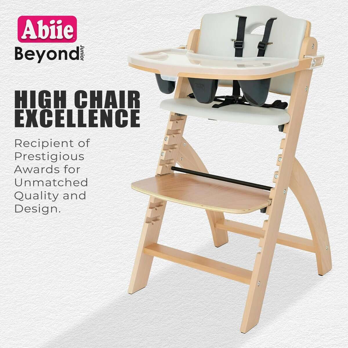 Silla alta de madera Abiie Beyond Junior -Madera Natural - C - Imagen 7