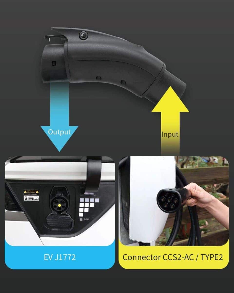 Adaptador de JOWUA NACS a J1772 48 Amperios / 250V CA Apto - Imagen 8