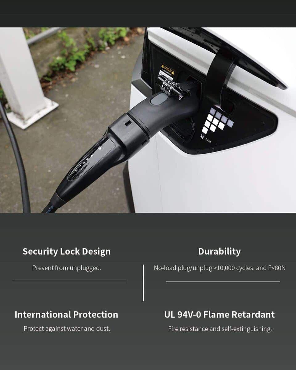 Adaptador de JOWUA NACS a J1772 48 Amperios / 250V CA Apto - Imagen 4