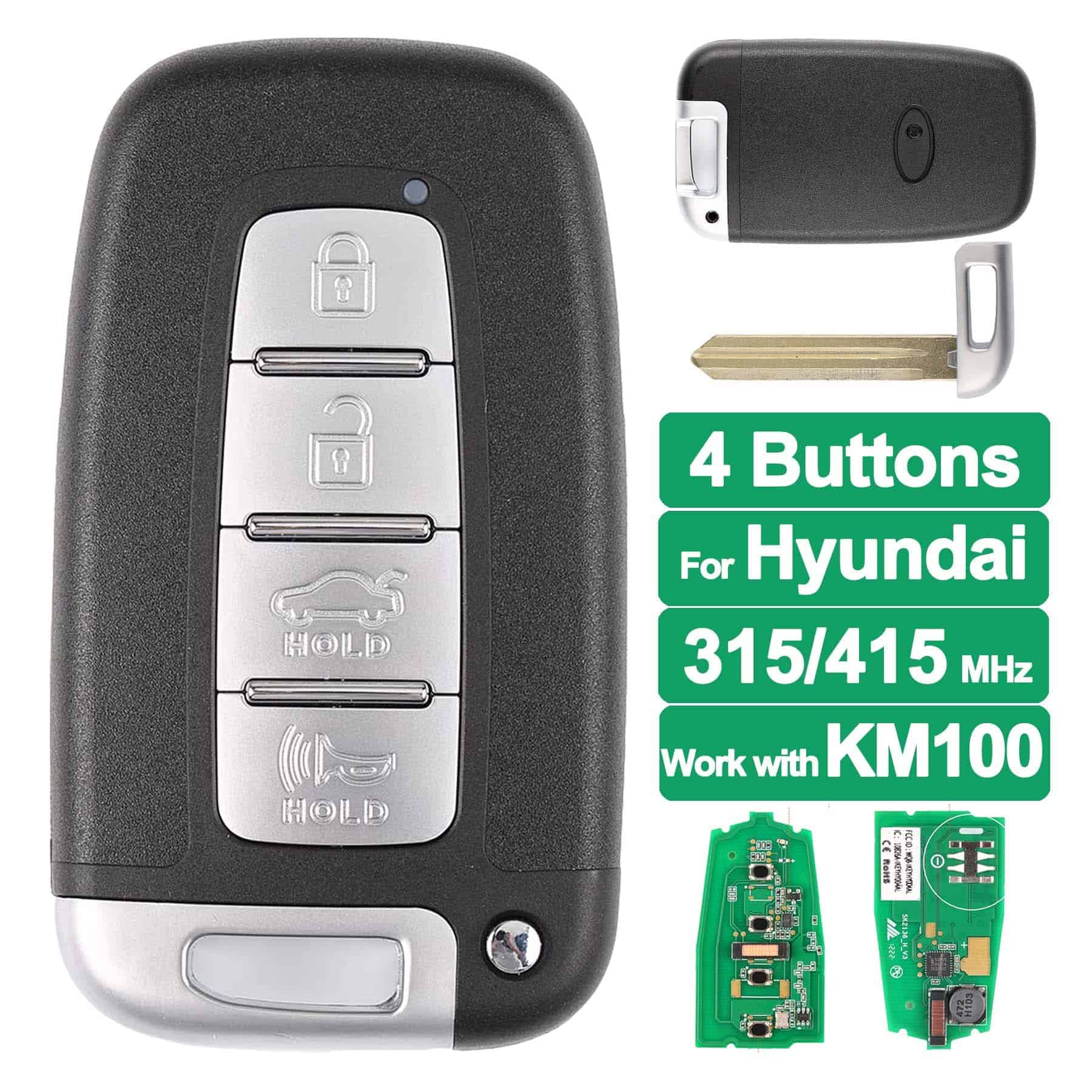 Llave Programable Autel IKEY, IKEYHY4TP, Creación/Clonación