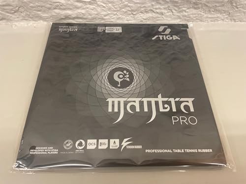 Goma de Tenis de Mesa Stiga Mantra Pro | Hoja -Black - Imagen 4