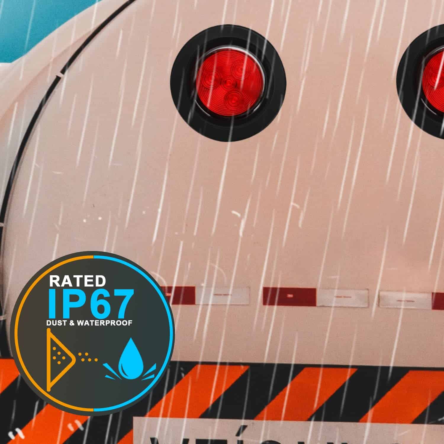 10PCS 2" Luces de Marcador LED Redondas para Remolque, 4 - Imagen 7