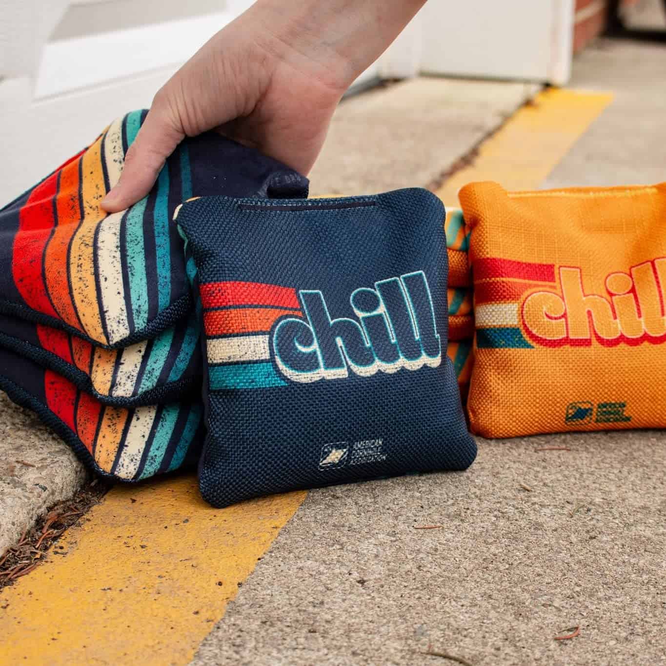 Bolsas de Cornhole Profesionales ACA Synergy -Amarillo Retro - Imagen 9