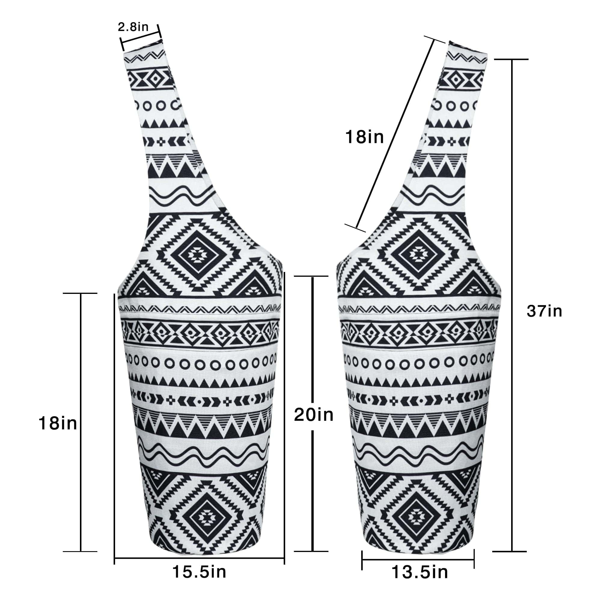 Bolso de Yoga para Tapete - Tote Largo con Bolsillos - Cabe - Imagen 5