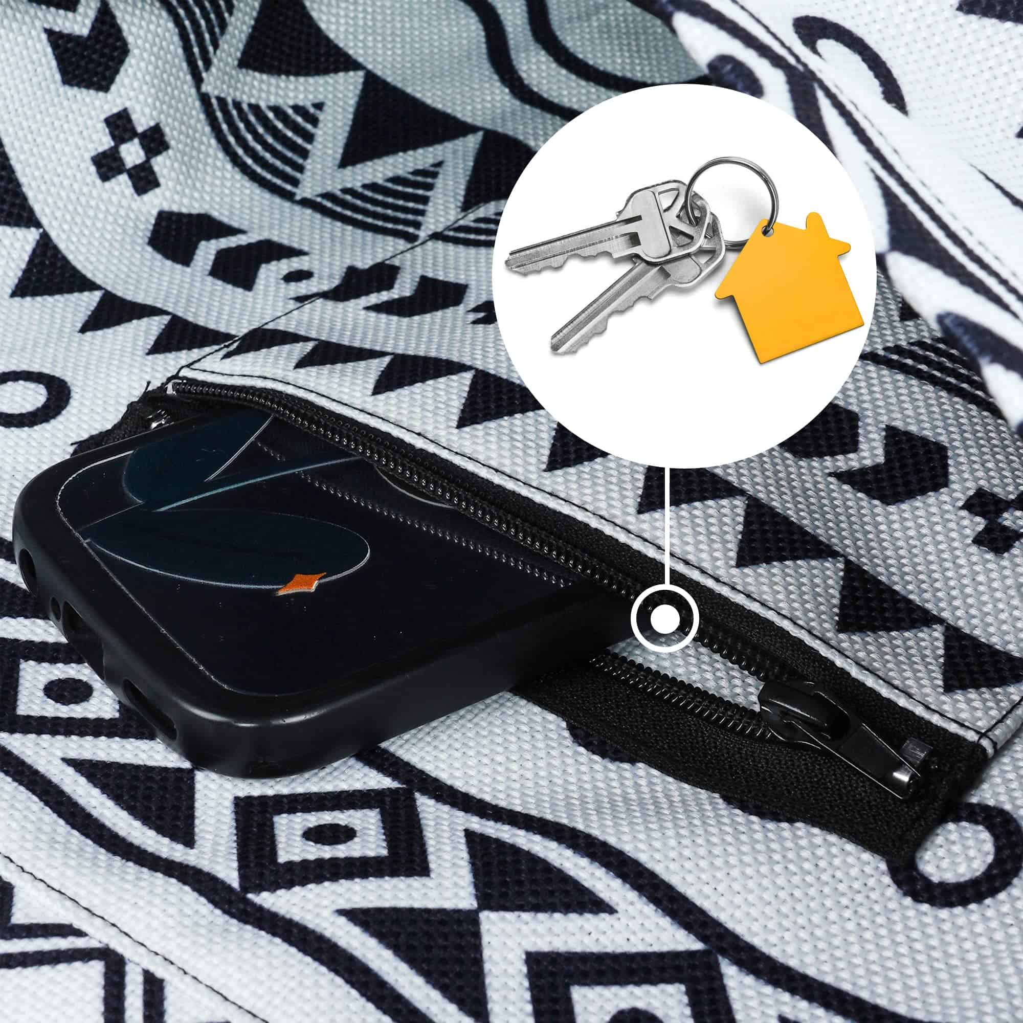 Bolso de Yoga para Tapete - Tote Largo con Bolsillos - Cabe - Imagen 4