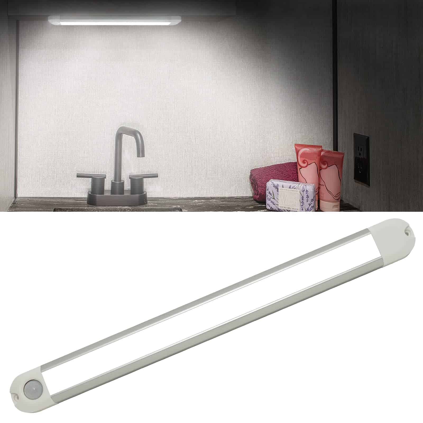 Barra de luz interior LED DUNTUO con sensor de movimiento