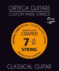 Cuerdas de Guitarra Ortega Pro Series de Nylon de 7 Cuerdas