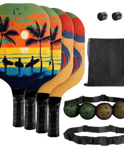 Conjunto de 4 Palas de Pickleball Estilo Suroeste con 4