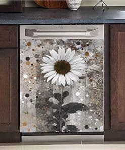 Cubierta magnética para lavavajillas estilo Vintage Plank