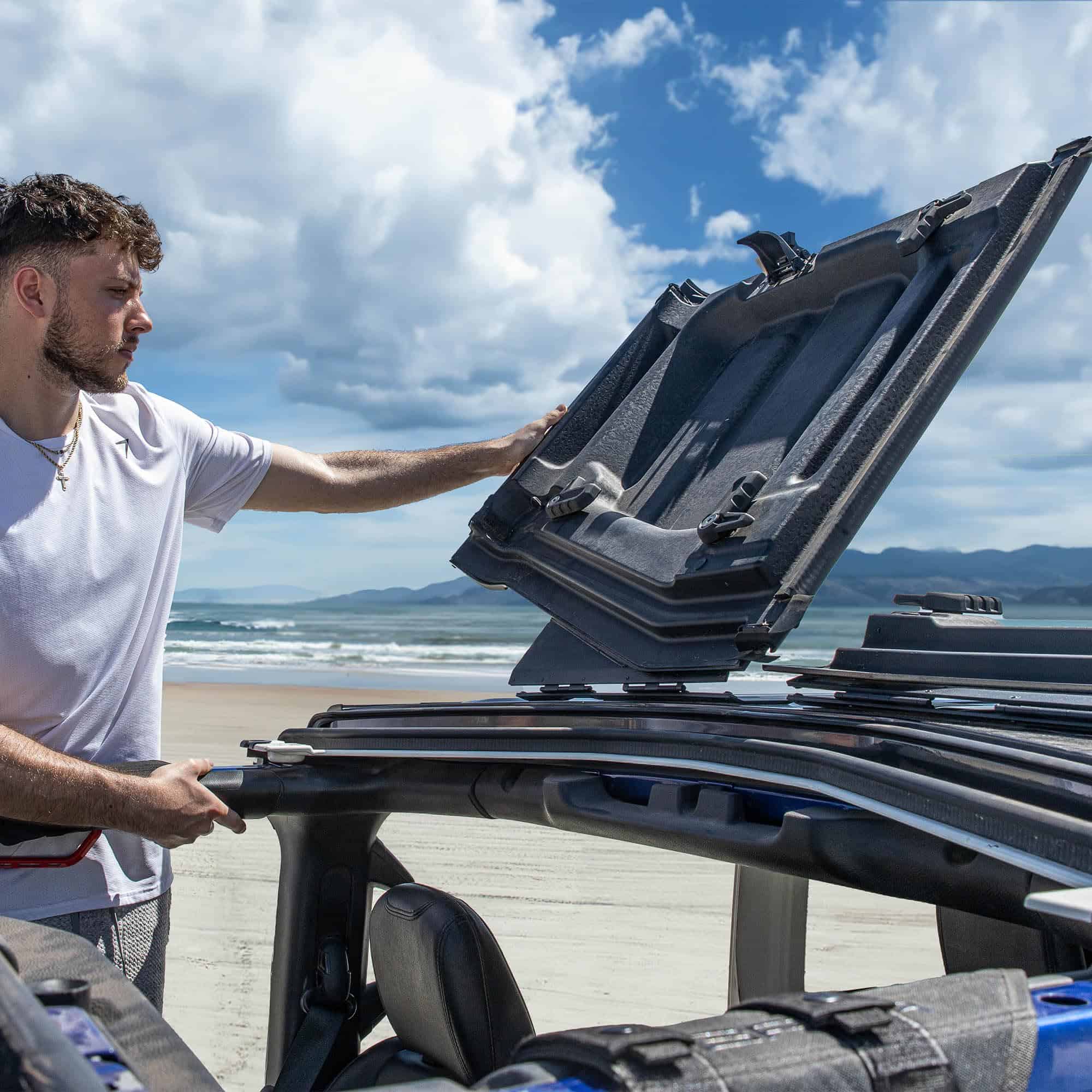 EZ Flip-Top para JKU Jeep Wrangler Freedom Panels One - Imagen 8