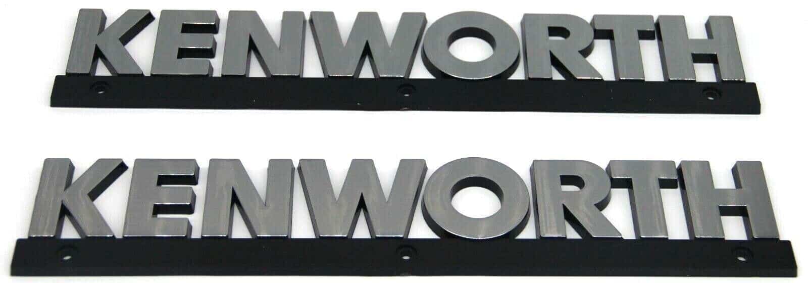 Emblemas Laterales Aftermarket para Kenworth 14" x 2.5" 2