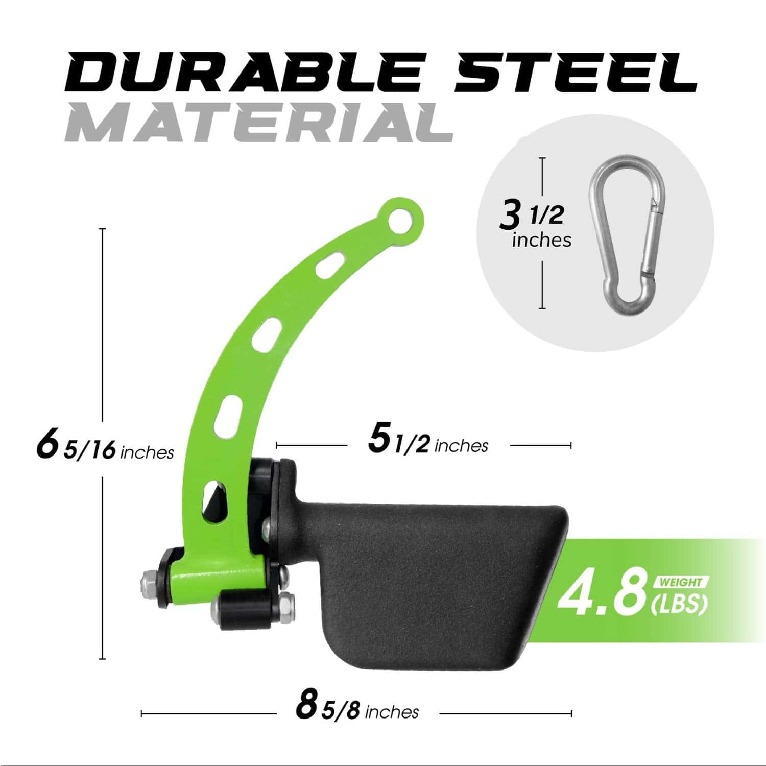 Barra de tracción con agarre en forma de paleta Yes4All, - Imagen 3