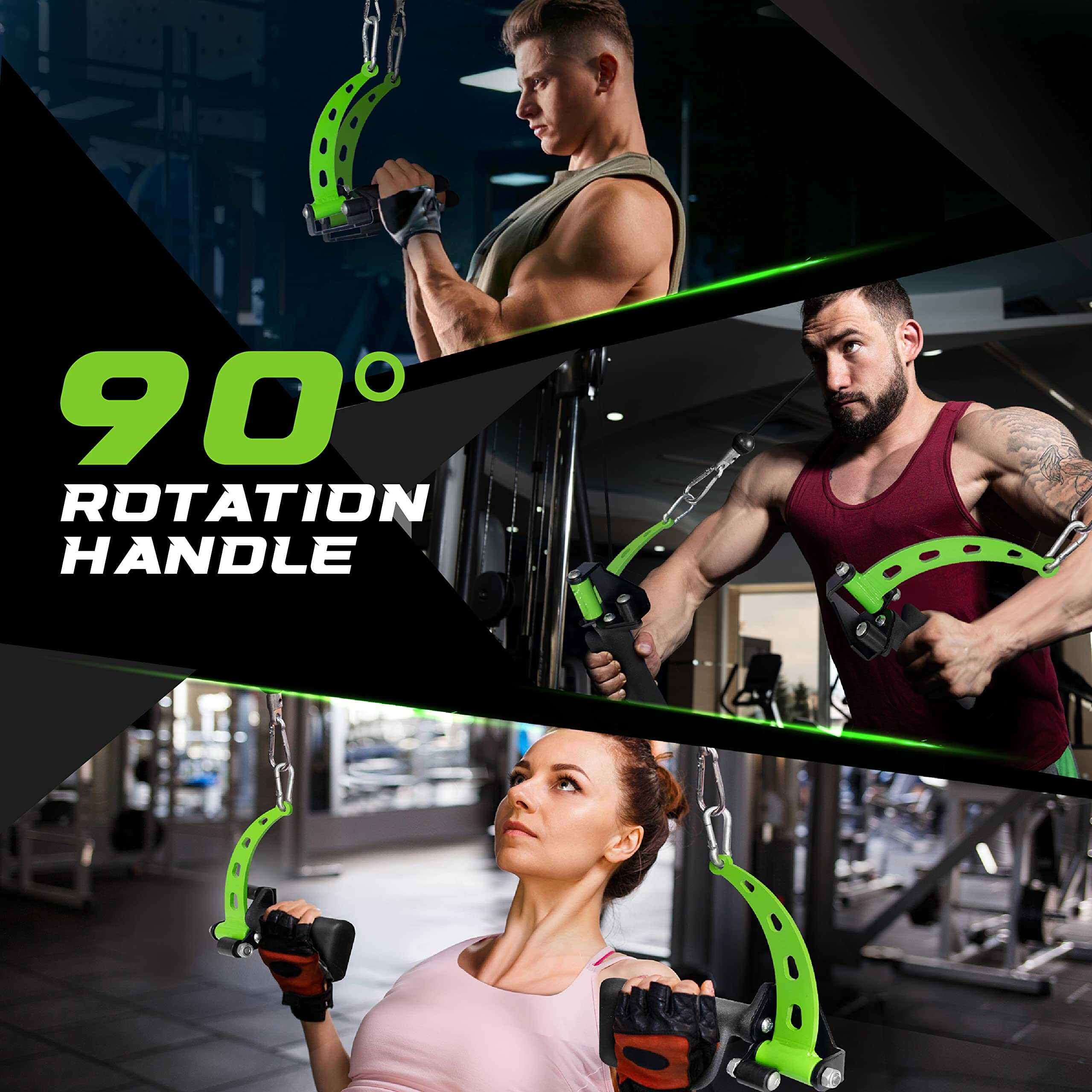 Barra de tracción con agarre en forma de paleta Yes4All, - Imagen 7