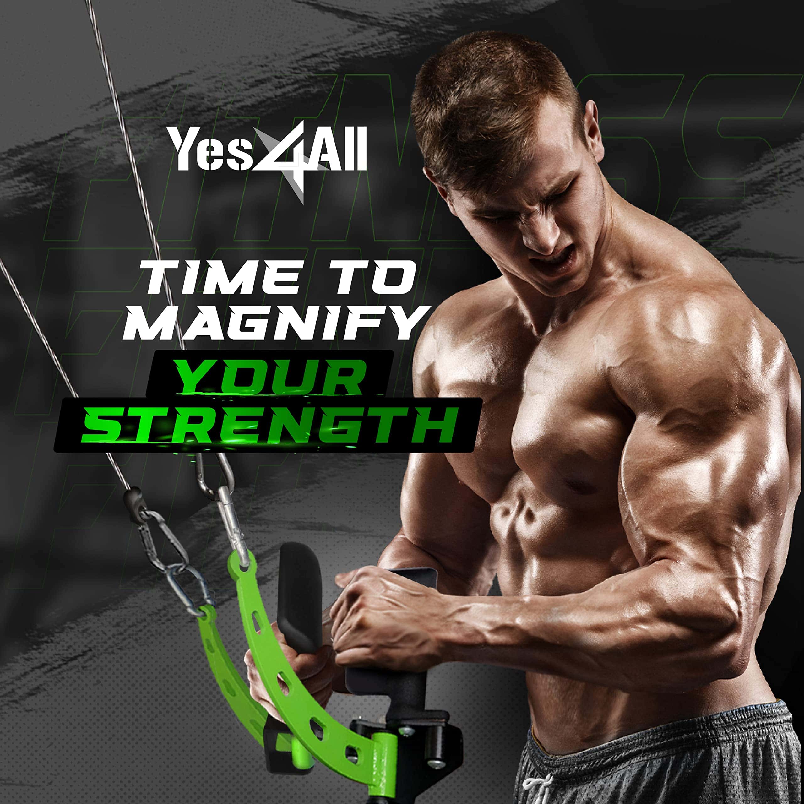 Barra de tracción con agarre en forma de paleta Yes4All, - Imagen 8