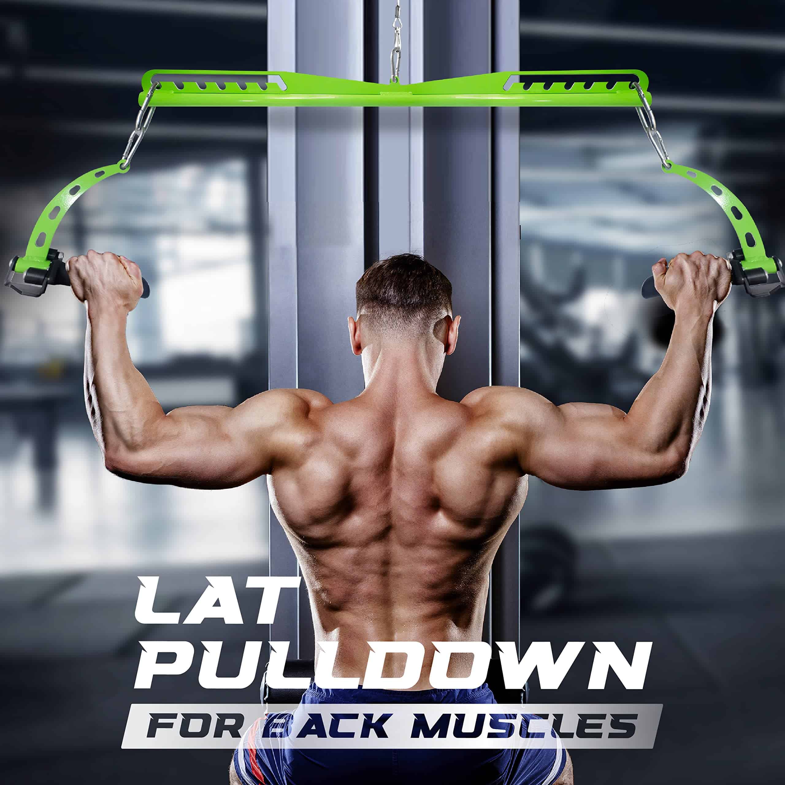 Barra de Tracción Larga Yes4All, Diseño de Siete Niveles de - Imagen 6