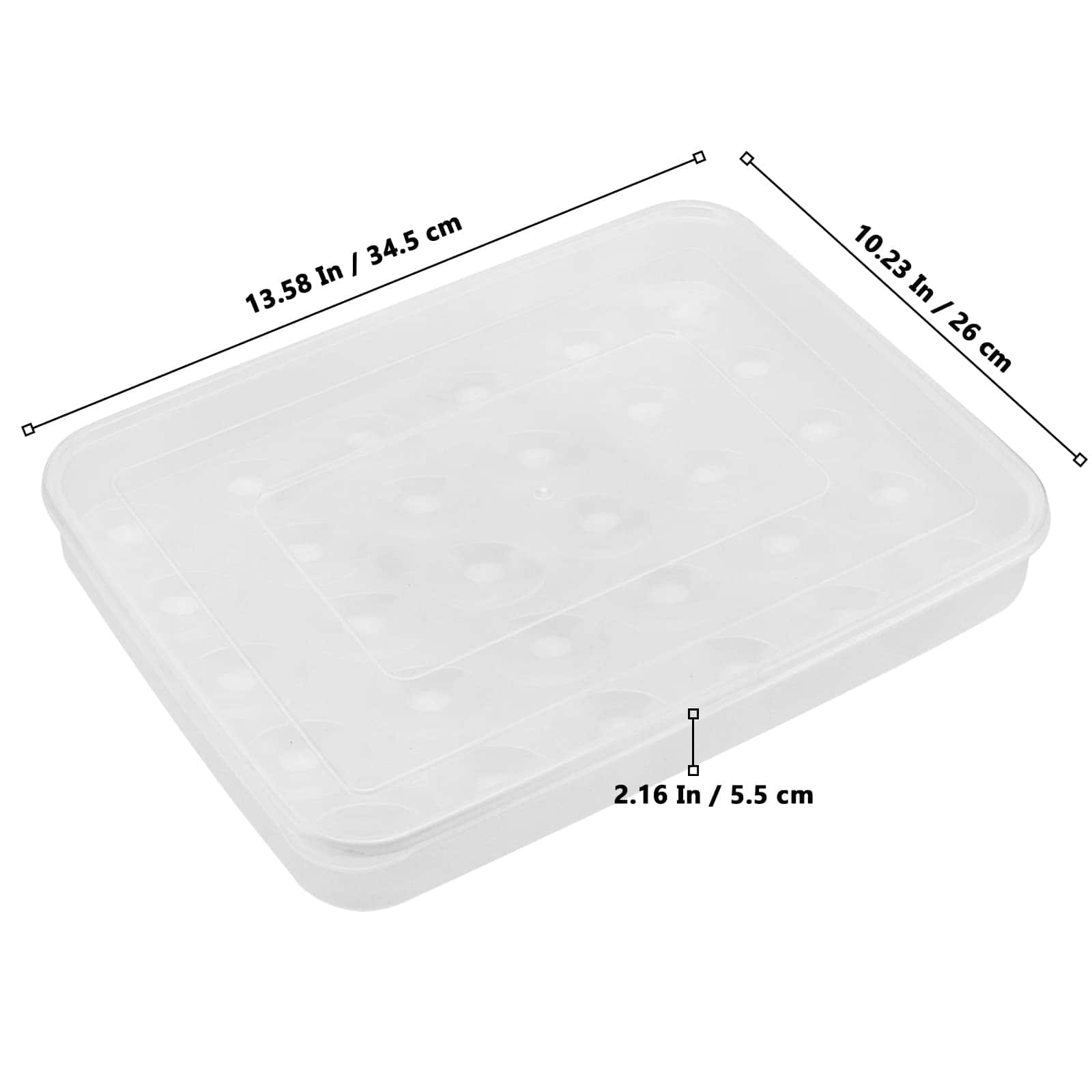 MUKLEI 4 Pack Contenedor para Huevos Rellenos con Tapa, - Imagen 3