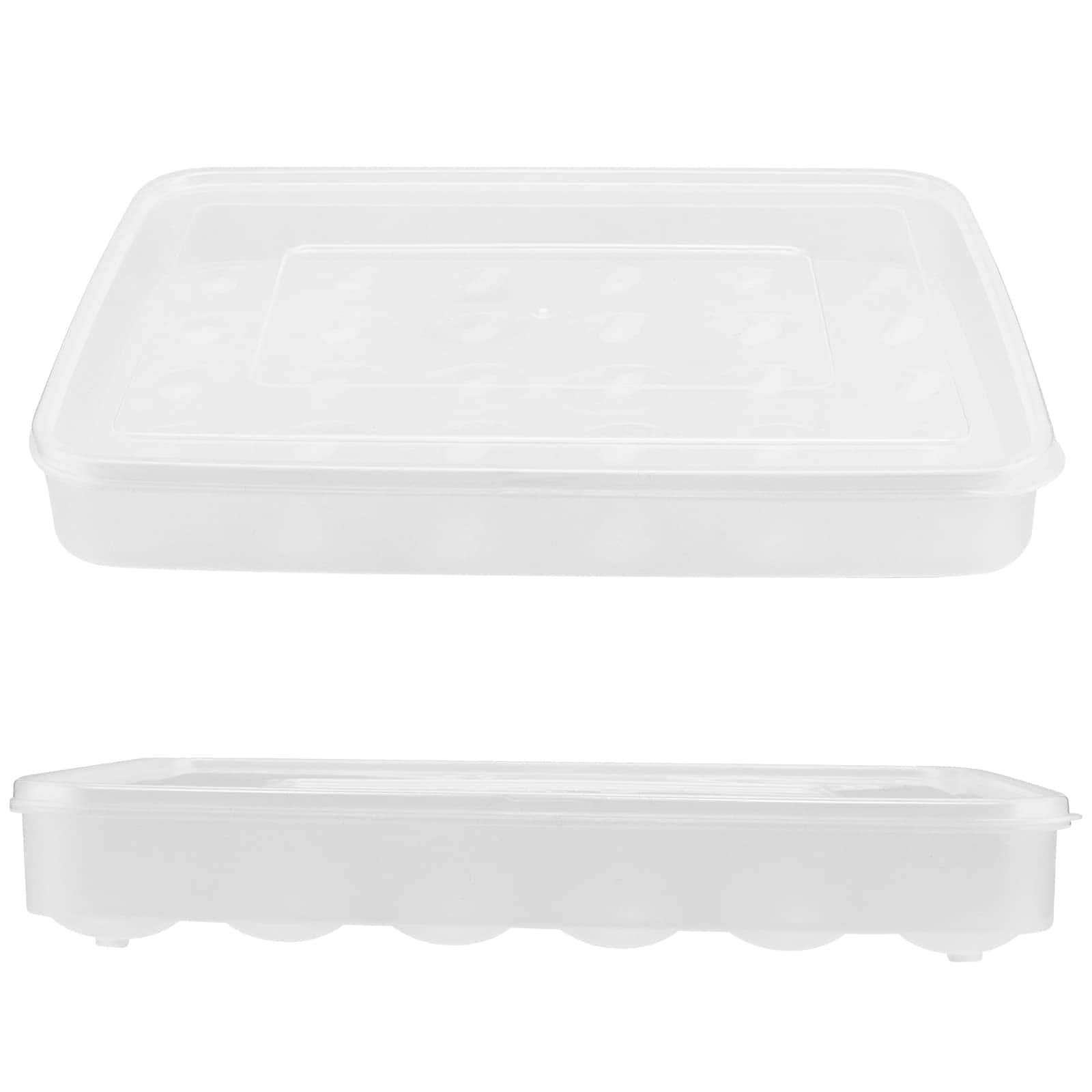 MUKLEI 4 Pack Contenedor para Huevos Rellenos con Tapa, - Imagen 7