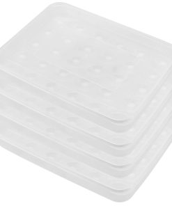 MUKLEI 4 Pack Contenedor para Huevos Rellenos con Tapa,