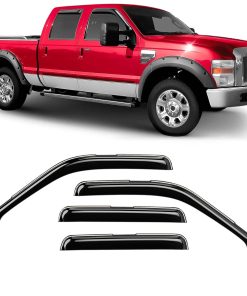 Voron Glass Deflectores de Lluvia Extra -Negro