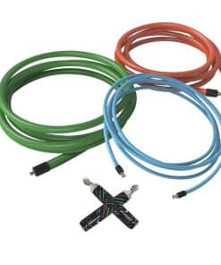 Set de rendimiento pesado Crossrope con cuerdas de salto de