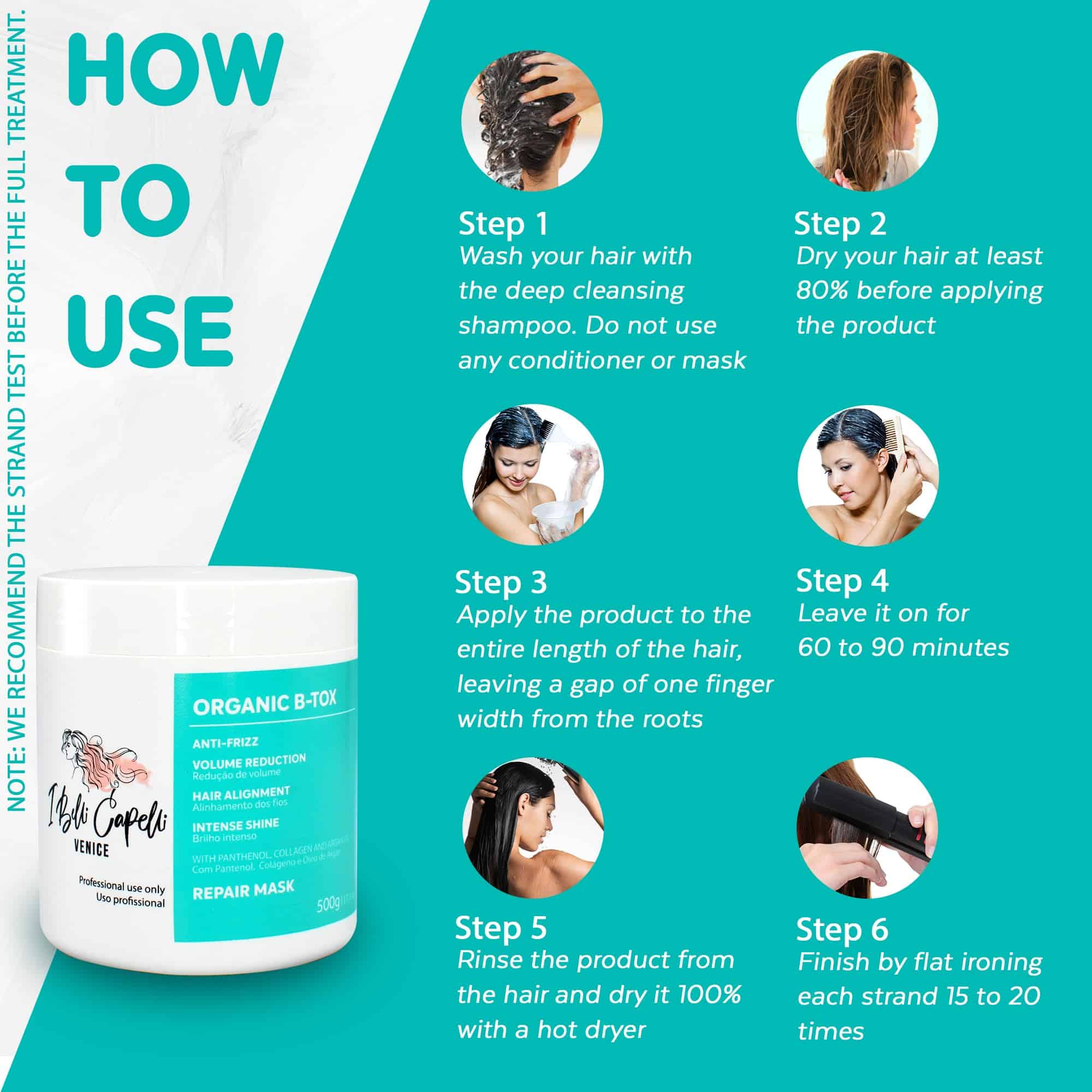 Kit Orgánico I Belli Capelli Venice B-tox - Tratamiento - Imagen 9