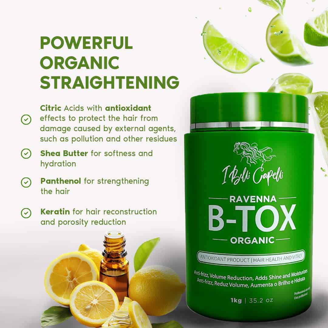 Kit Orgánico I Belli Capelli Ravenna B-tox - Tratamiento de - Imagen 5