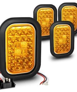 TRUE MODS 4pc Juego de Luces Traseras para Remolque LED