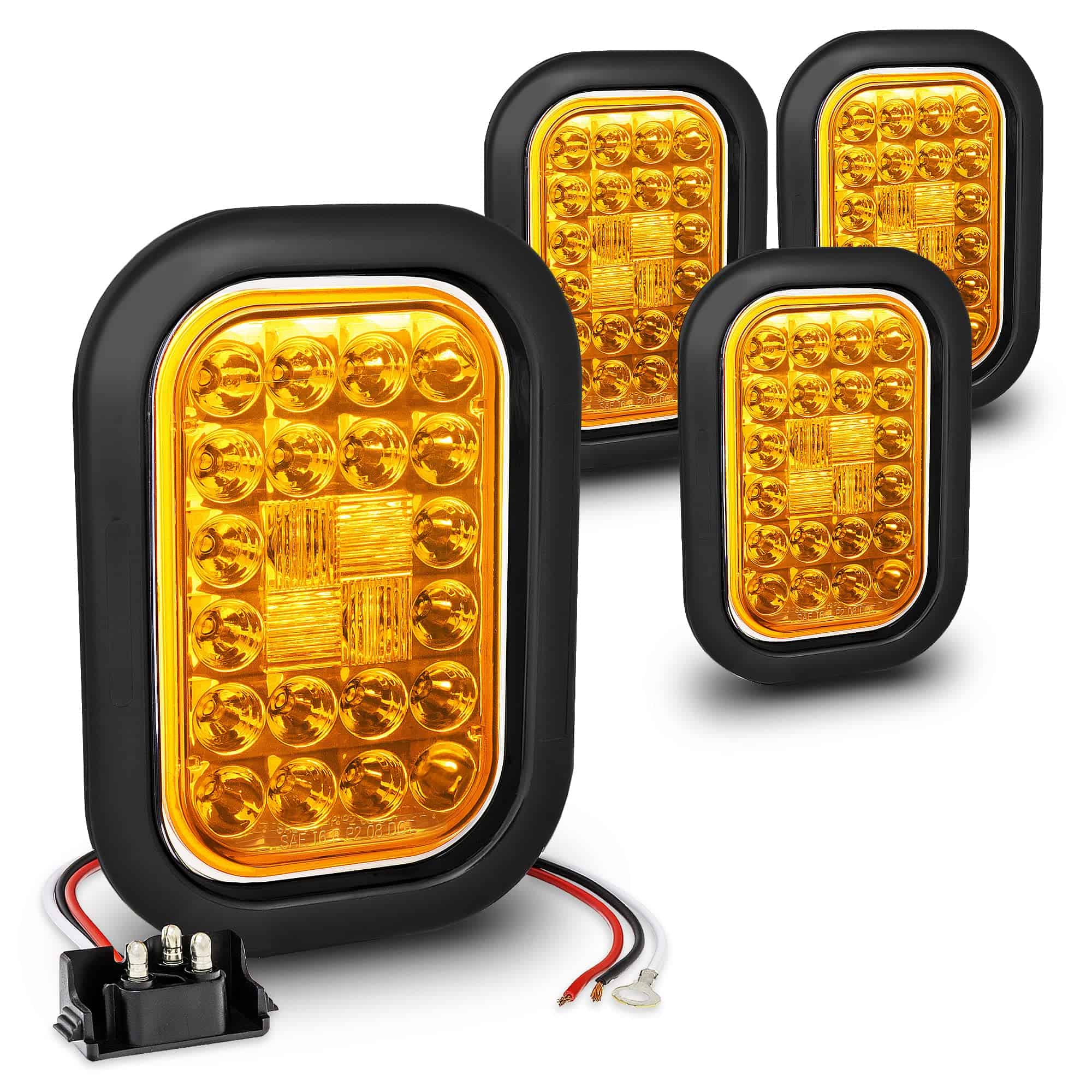 TRUE MODS 4pc Juego de Luces Traseras para Remolque LED