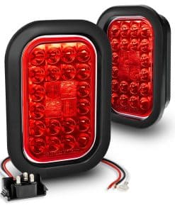 Kit de Luces Traseras LED Rectangulares Rojas TRUE MODS de