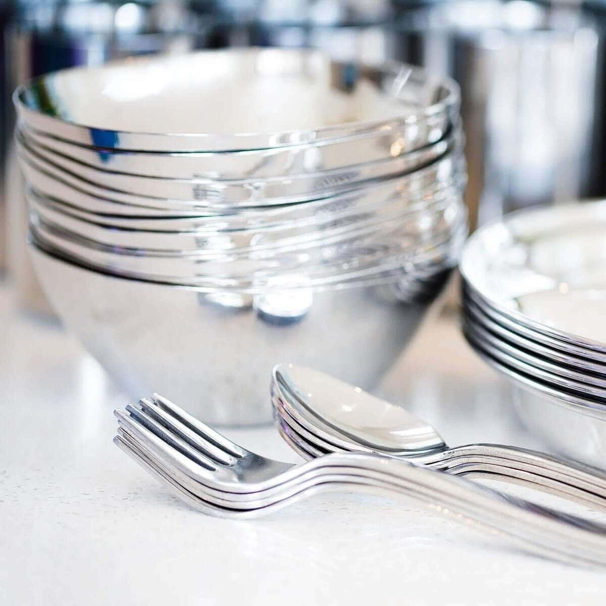 Juegos de Cuencos de Acero Inoxidable Ahimsa para Niños - - Imagen 5