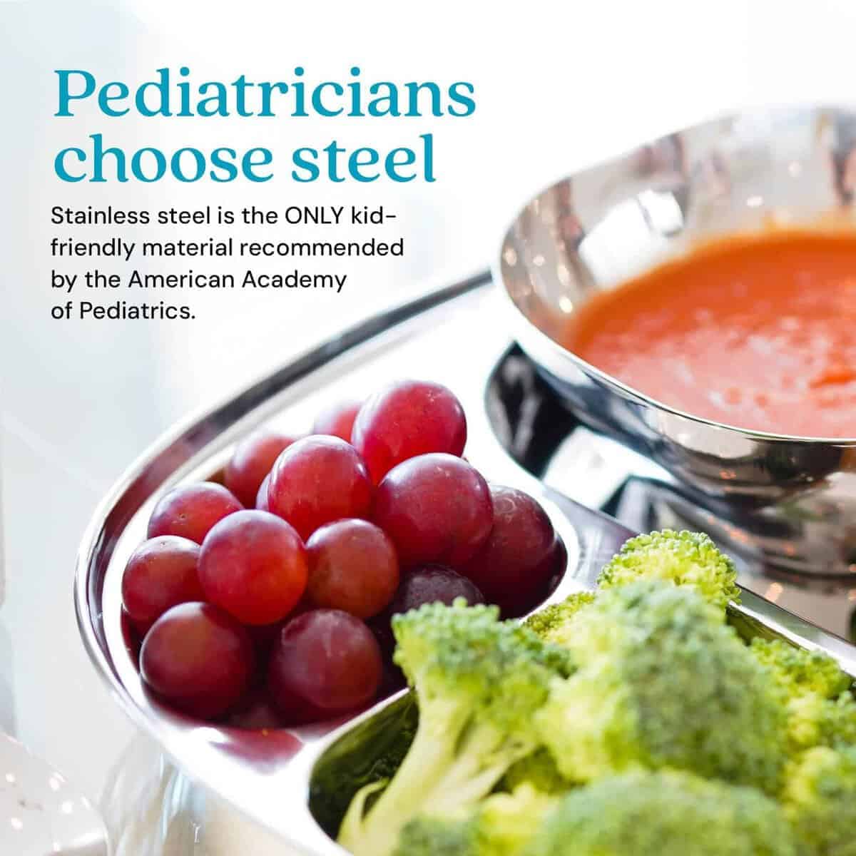 Juegos de Cuencos de Acero Inoxidable Ahimsa para Niños - - Imagen 9