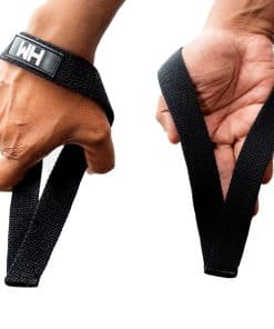 Weightlifting House Lifting Wrist Straps - -Black