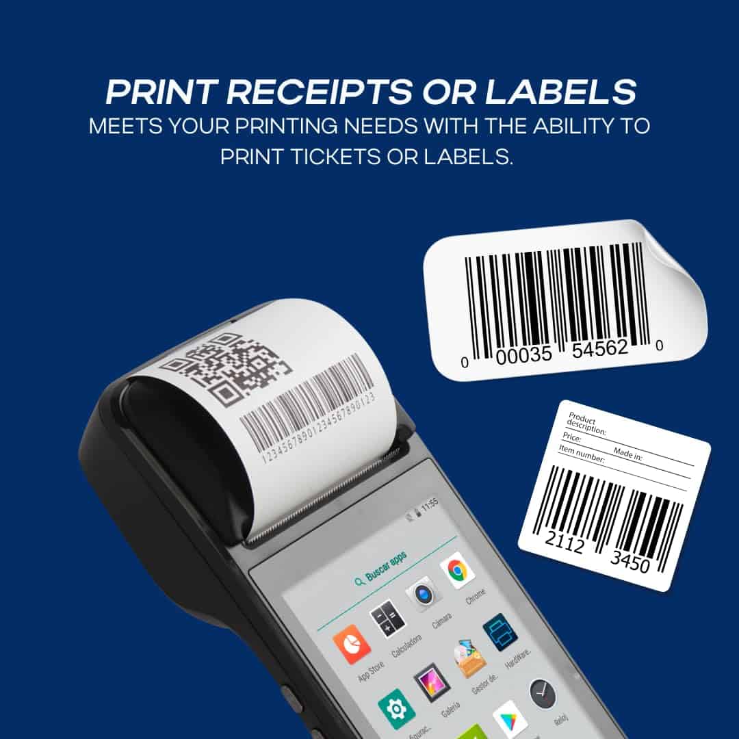 Impresora de recibos POS PDA Multzo de alta velocidad de 58 - Imagen 7