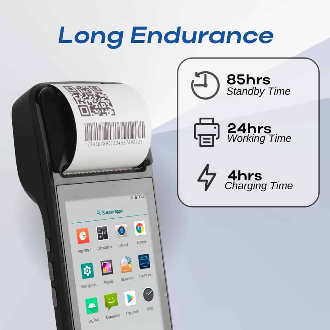 Impresora de recibos POS PDA Multzo de alta velocidad de 58 - Imagen 6