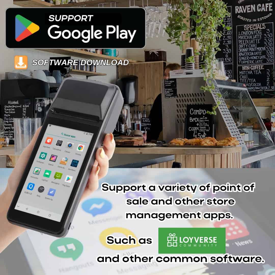 Impresora de recibos POS PDA Multzo de alta velocidad de 58 - Imagen 4