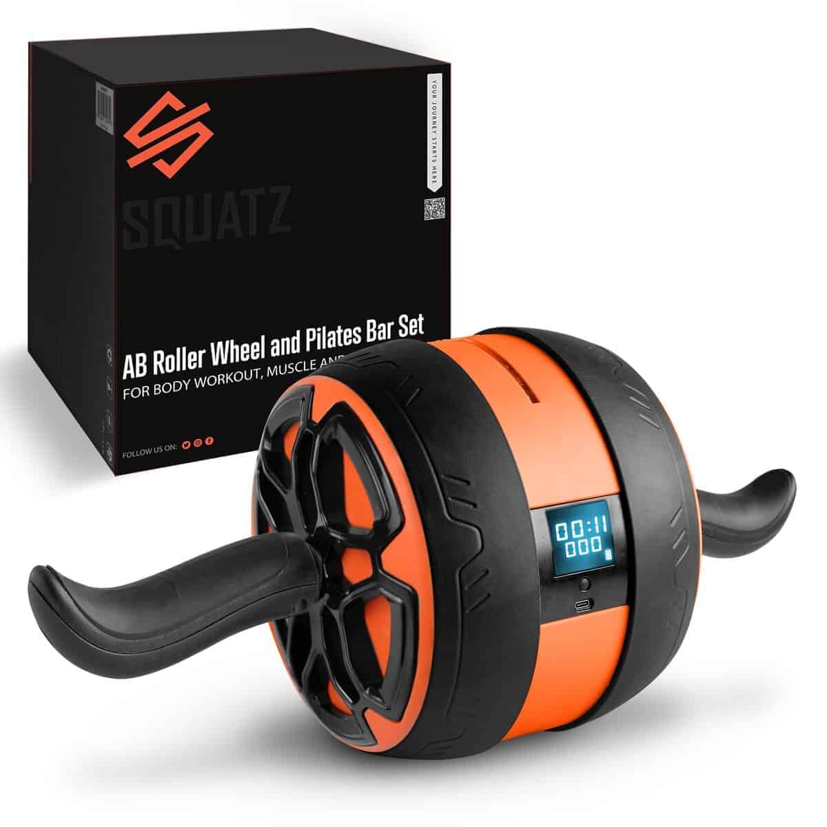 Rueda de Rodillo de Abdominales Digital Squatz - Rueda de