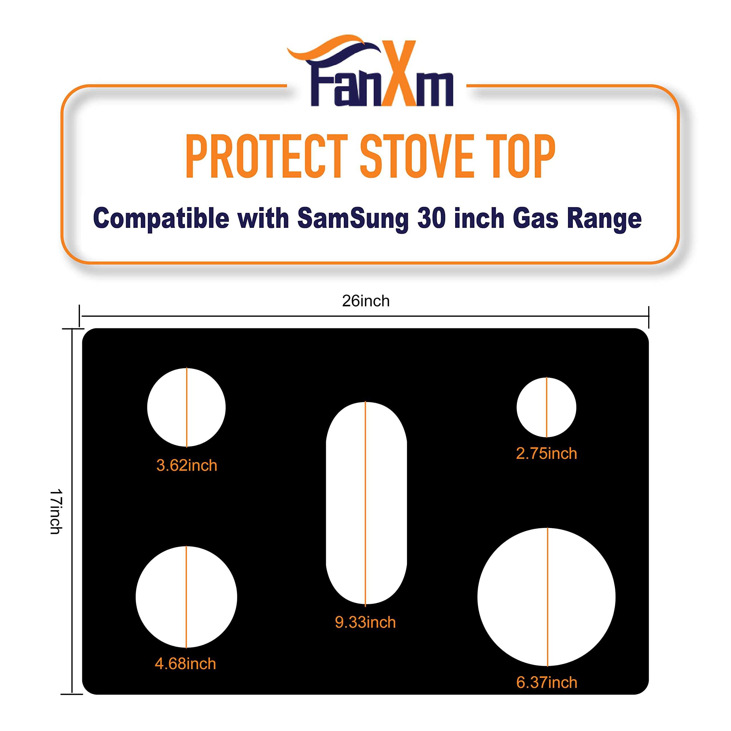 Protector de Estufa FanXm para SamSung de 30 pulgadas, - Imagen 3