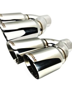 Puntas de escape cuádruples escalonadas NETAMI de 3" a 4"