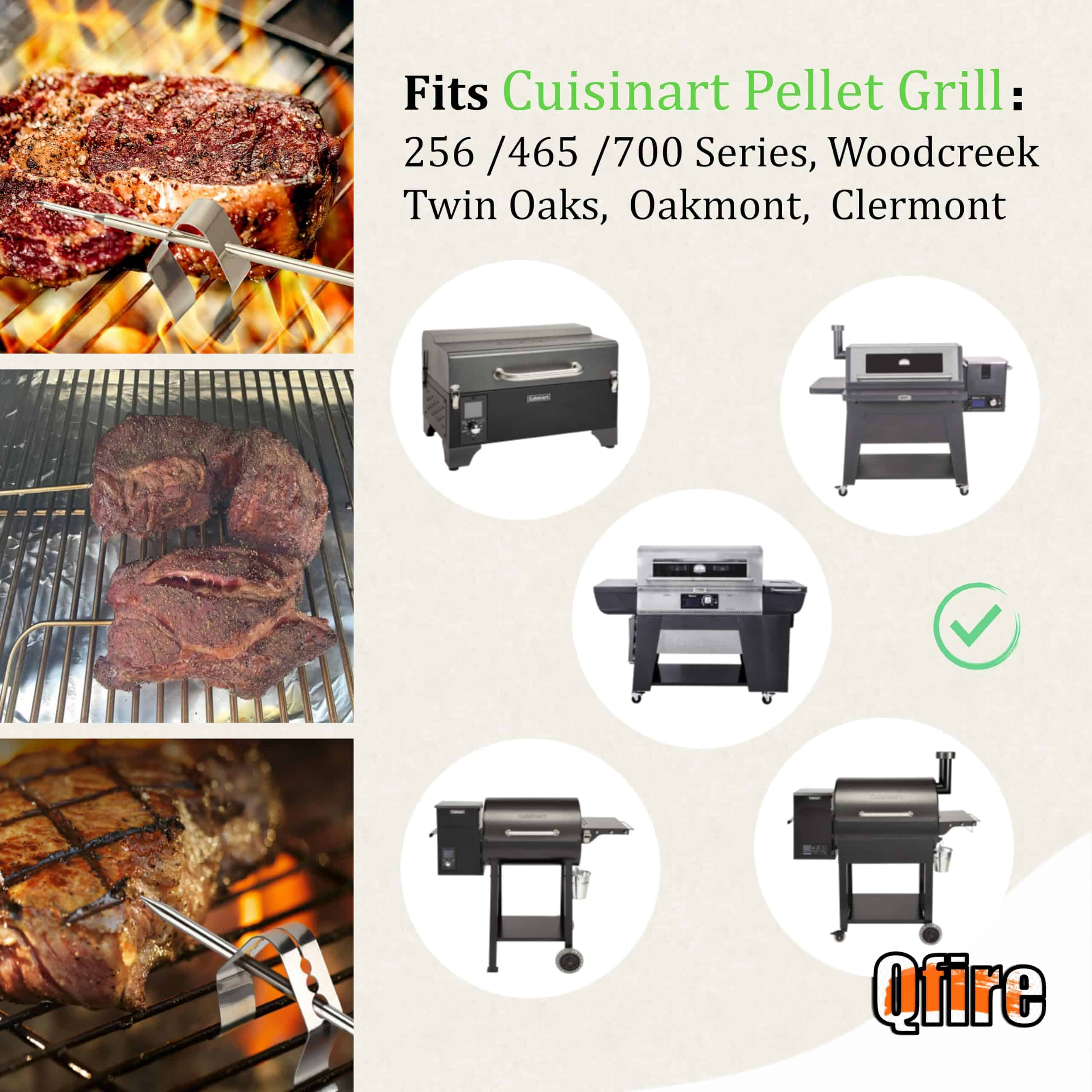 Sonda de Carne de Repuesto Compatible con Nexgrill Oakford - Imagen 6