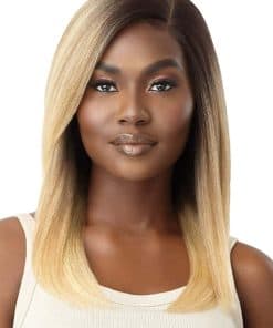 Pelucas de Encaje Frontal Outre - Natural Yaki 18" (NEGRO