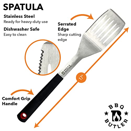 Set de Parrilla BBQ Butler - Pinzas y Espátula para - Imagen 5