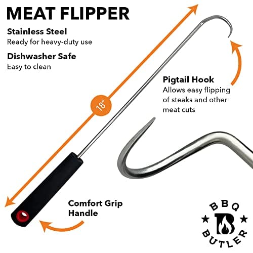 Set de Parrilla BBQ Butler - Pinzas y Espátula para - Imagen 6