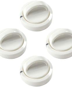 HQRP 4-Pack Perillas de Temporizador de Secadora Pieza de