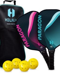Set de 2 Palas de Pádel de Helio - Certificadas por USAPA -