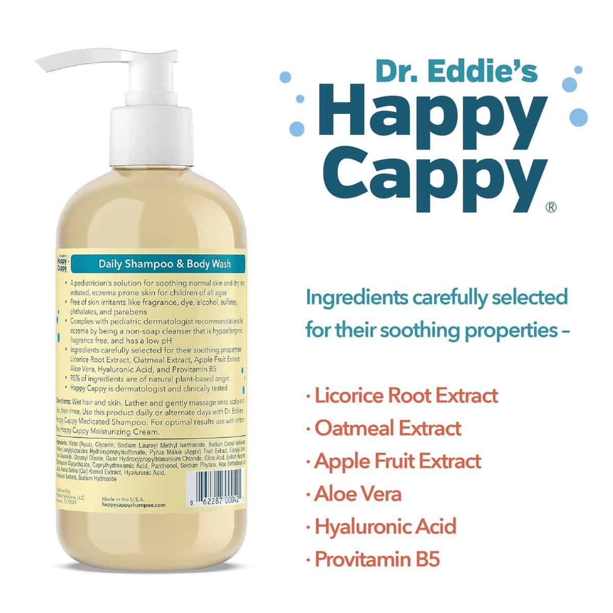 Shampoo y Jabón Corporal Happy Cappy para Bebés - Jabón - Imagen 3