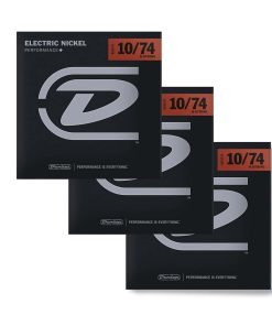 Cuerdas para guitarra eléctrica Dunlop DEN1074 de níquel,