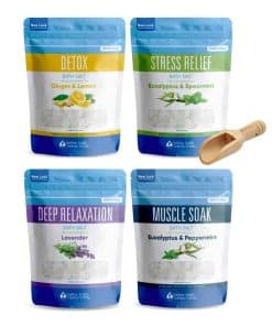 Set de Muestras de Sales de Baño (Paquete de 4 de 2 libras)