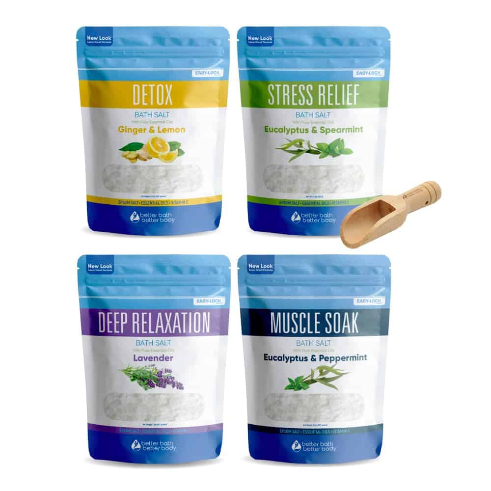 Set de Muestras de Sales de Baño (Paquete de 4 de 2 libras)